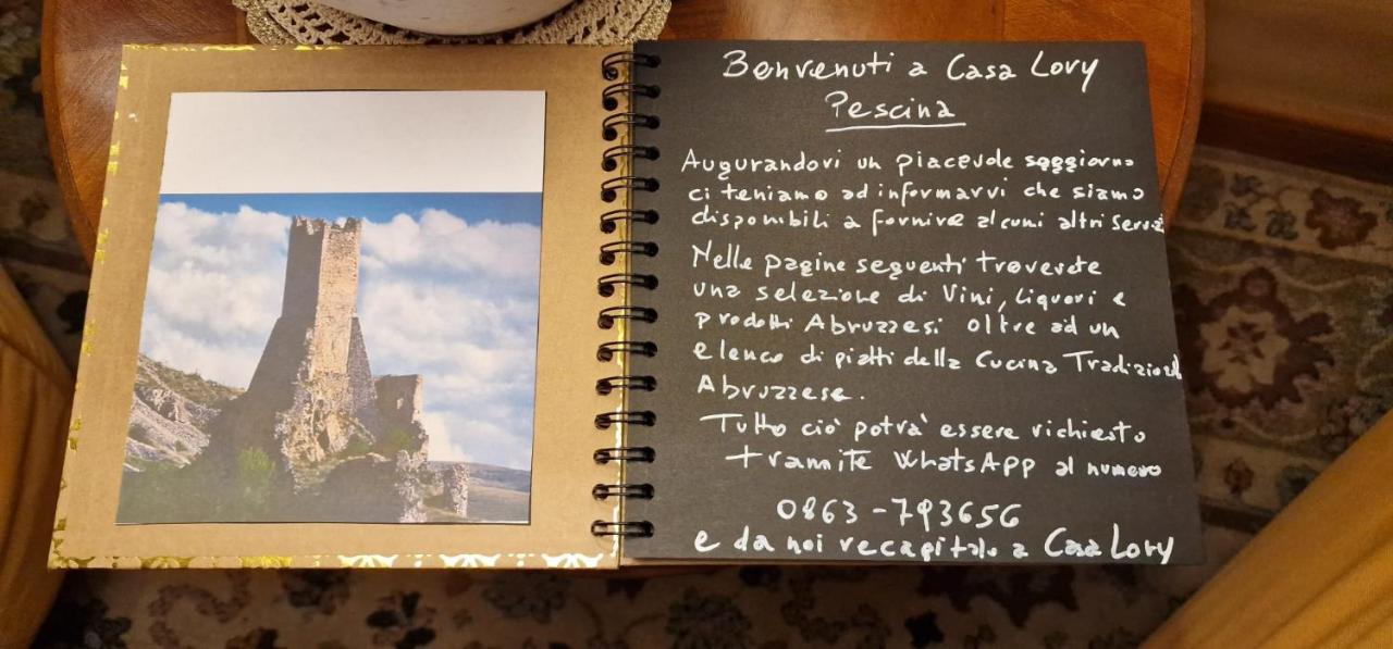 شقة Casa Lory Pescina المظهر الخارجي الصورة